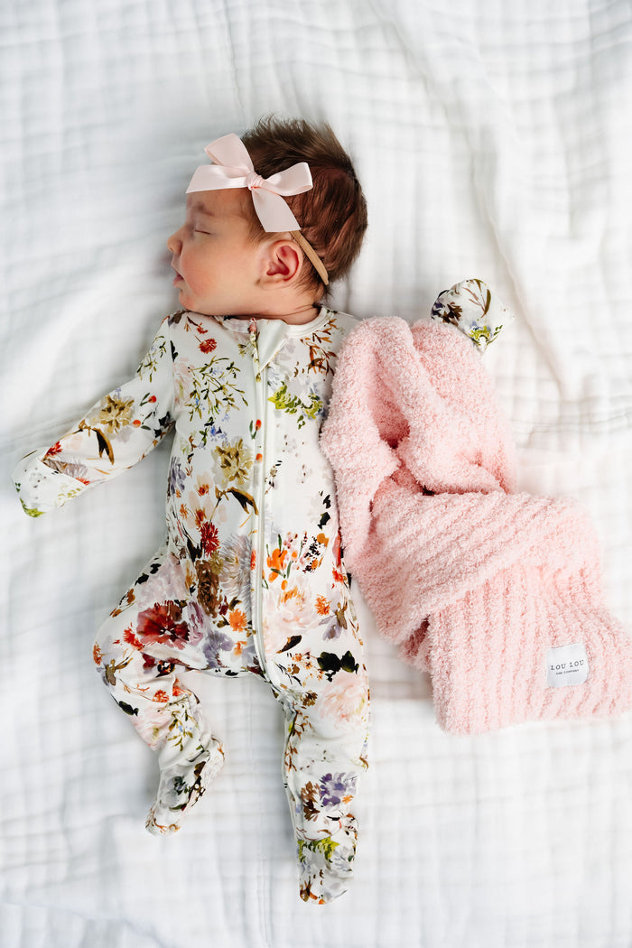 Nellie Zipper Footie by Lou Lou & Company