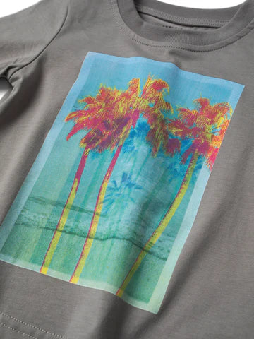 Neon Palm Tee by Little Bipsy