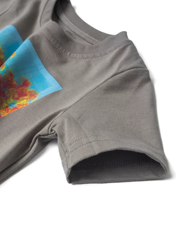 Neon Palm Tee by Little Bipsy