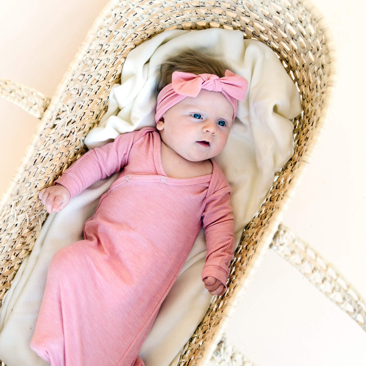 Newborn Knotted Gown- Darling by Copper Pearl