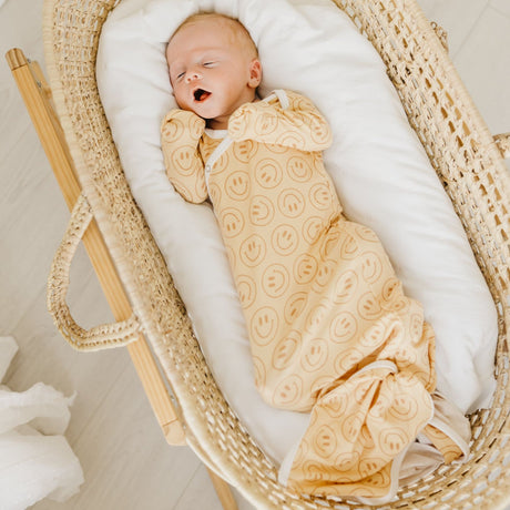 Newborn Knotted Gown- Vance by Copper Pearl