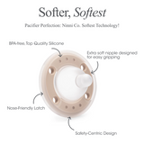 Pacifier Petal Pink 2 Pack by Ninni Co.