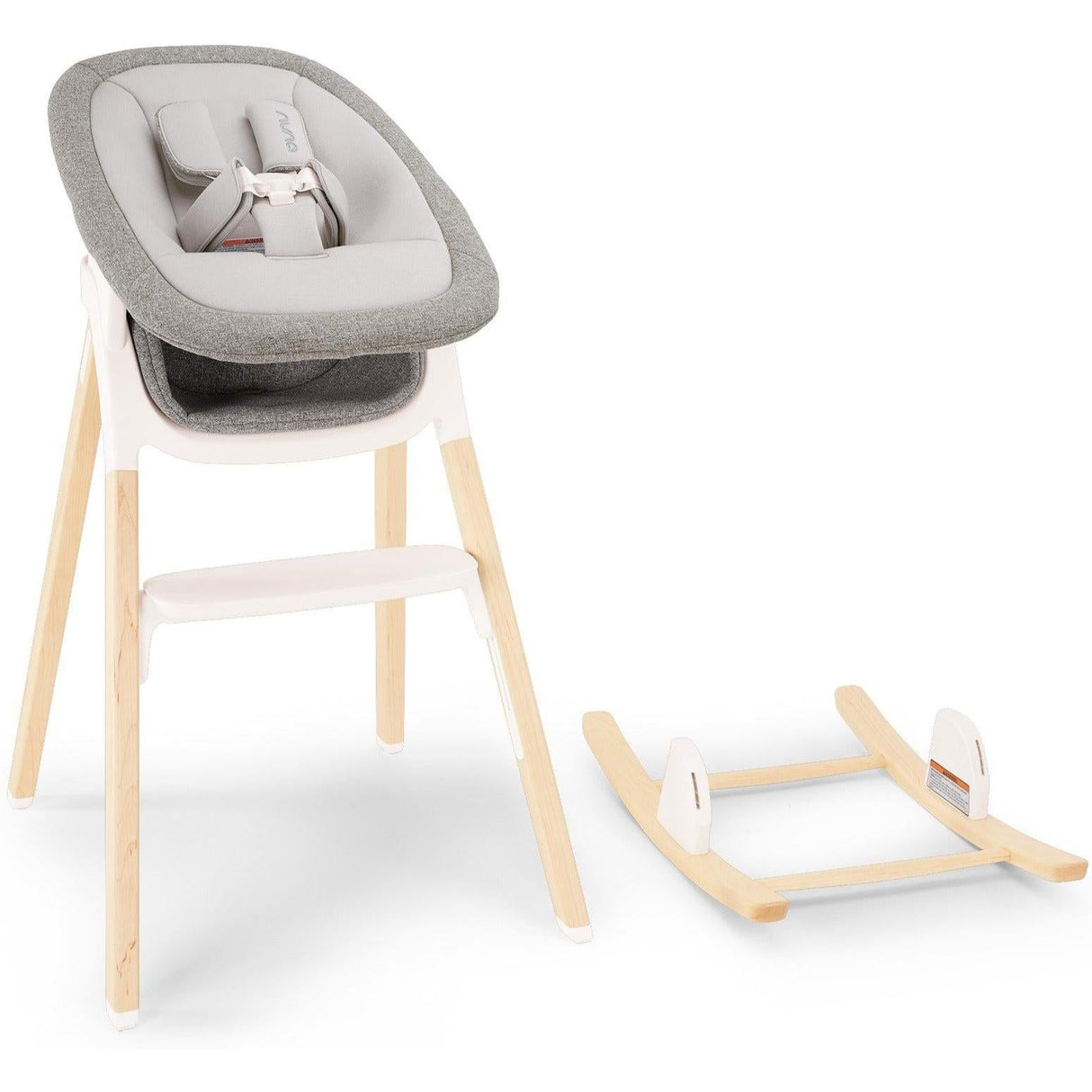 Nuna BRYN High Chair + Newborn Rocker Seat