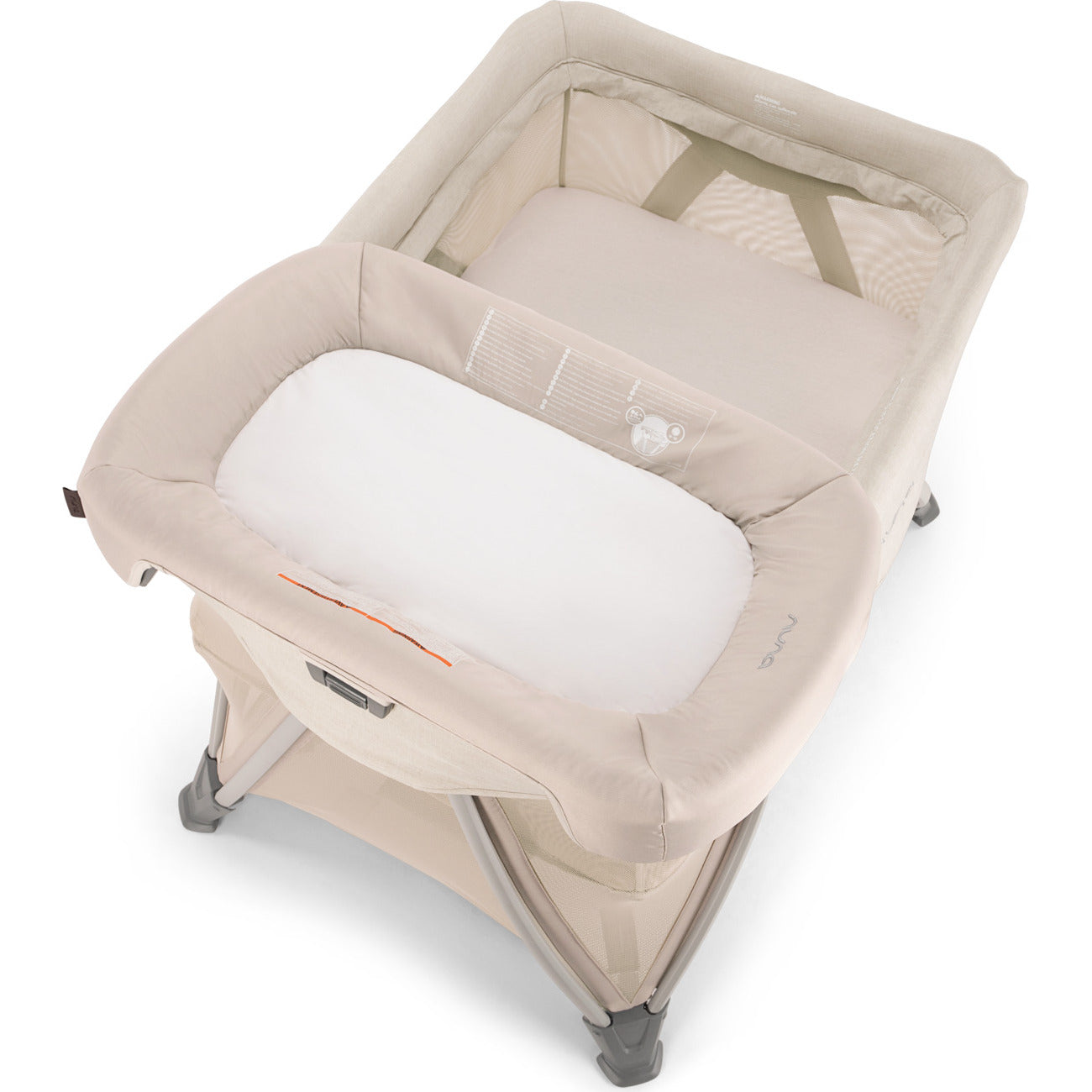 Nuna SENA Aire Playard with Zip-Off Bassinet + Changer