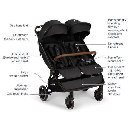Nuna TRVL DUBL Stroller