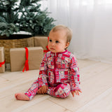 Print Convertible Coverall- Moonlight Christmas Gifts by Kickee Pants