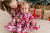 Print Convertible Coverall- Moonlight Christmas Gifts by Kickee Pants