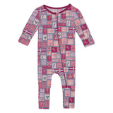 Print Convertible Coverall- Moonlight Christmas Gifts by Kickee Pants