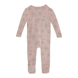Print Convertible Coverall- Baby Rose Pencil Floral by Kickee Pants