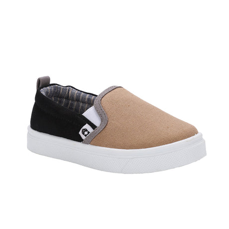 Rascal Shoe in Taupe/Black by Oomphies
