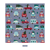 Print Convertible Coverall- Moonlight Christmas Cars & Trucks by Kickee Pants