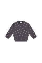 Organic Cotton Bobbie Sweatshirt - Simone Lava by Jamie Kay