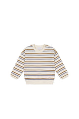 Organic Cotton Damien Sweatshirt - Hudson Stripe Tiger by Jamie Kay