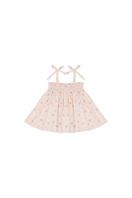 Organic Cotton Ellie Top - Petite Fleur Soft Peony by Jamie Kay