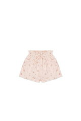Organic Cotton Emelia Short - Petite Fleur Soft Peony by Jamie Kay