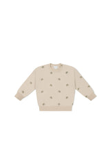 Organic Cotton Kit Sweatshirt - Henry Hedgehog Birch by Jamie Kay