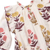 Girls Harper Dress- Harvest Dandelion by Pink Chicken