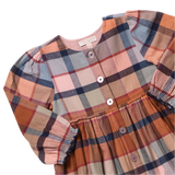 Girls Mae Dress- Harvest Bows by Pink Chicken