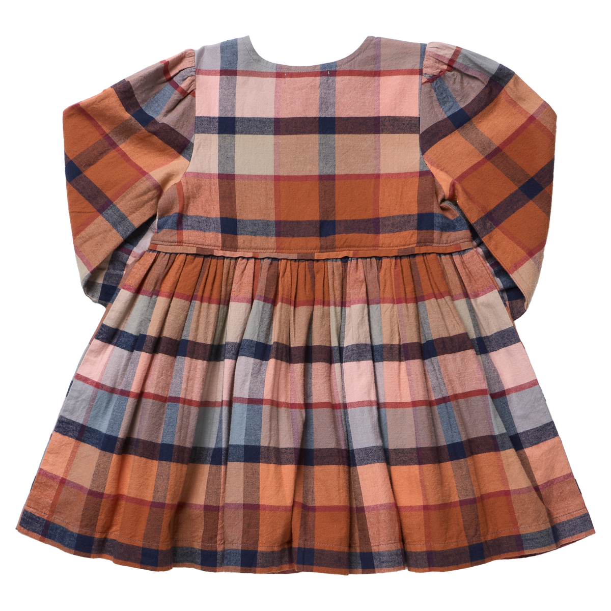 Girls Mae Dress- Harvest Bows by Pink Chicken