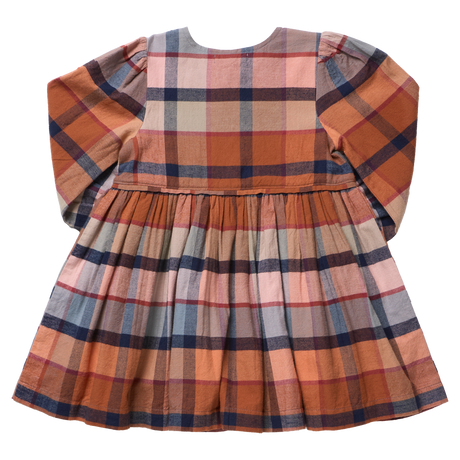 Girls Mae Dress- Harvest Bows by Pink Chicken