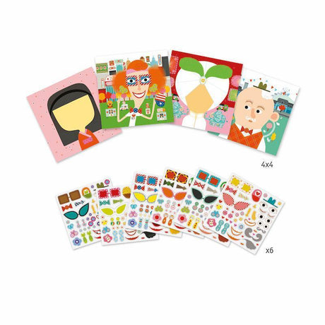Sticker Kits - Make-A-Face by Djeco
