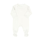 Infant Neutral Modal Zipper Footie- Cream by Coccoli