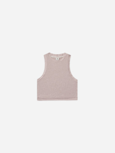 delta tank || heathered mauve by PLAY X PLAY