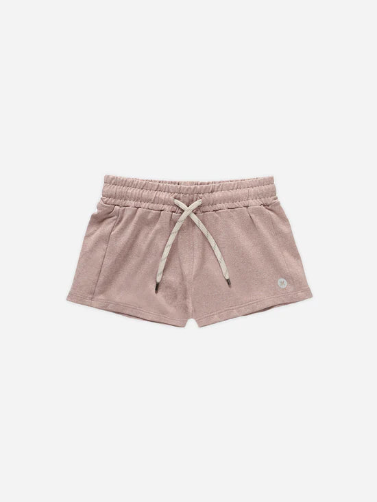 laguna tech short || heathered mauve by PLAY X PLAY