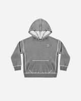 Coast Hoodie || Dark Heather Grey by Rylee + Cru