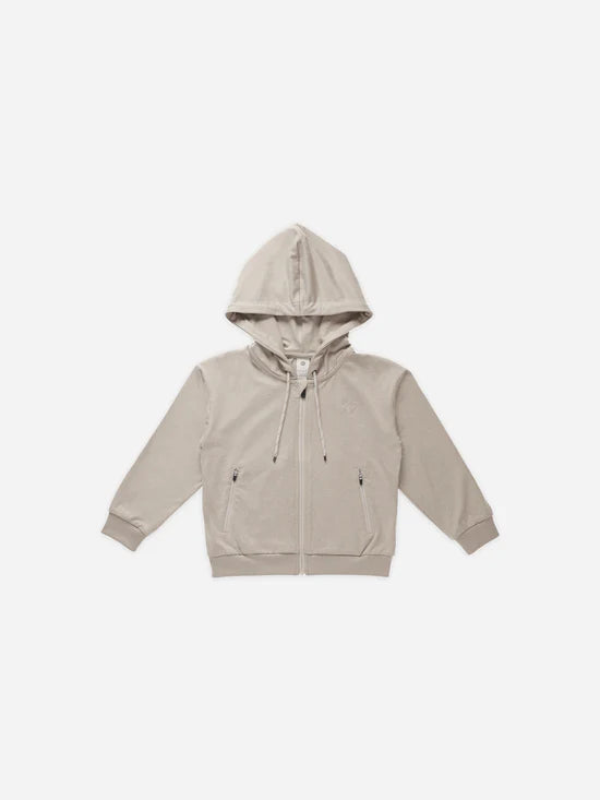 Zip-Up Tech Hoodie || Heathered Dove by PLAY X PLAY