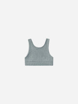 swift sports bra || heathered indigo by PLAY X PLAY