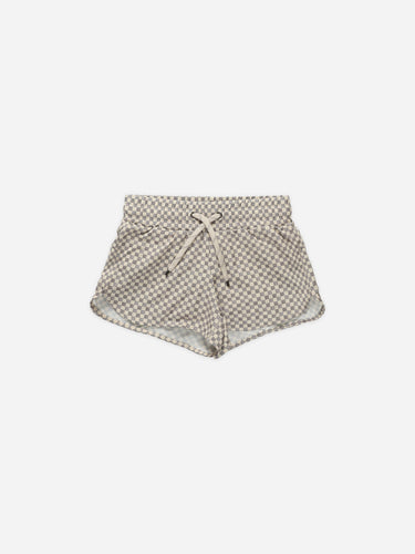 speed short || grey micro check by PLAY X PLAY
