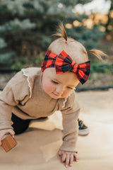 Printed Knot: Lumberjack by Baby Bling