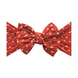 Patterned Shabby Knot: Sienna Dot by Baby Bling