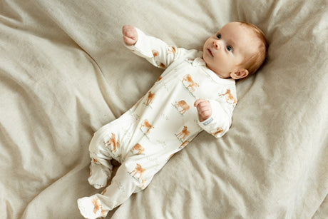 Modal Zipper Footie- Cows by Coccoli