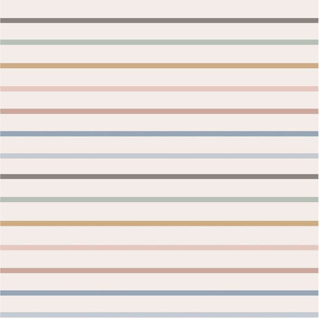 Long Sleeve Waterproof Bib - Pastel Stripes by Loulou Lollipop