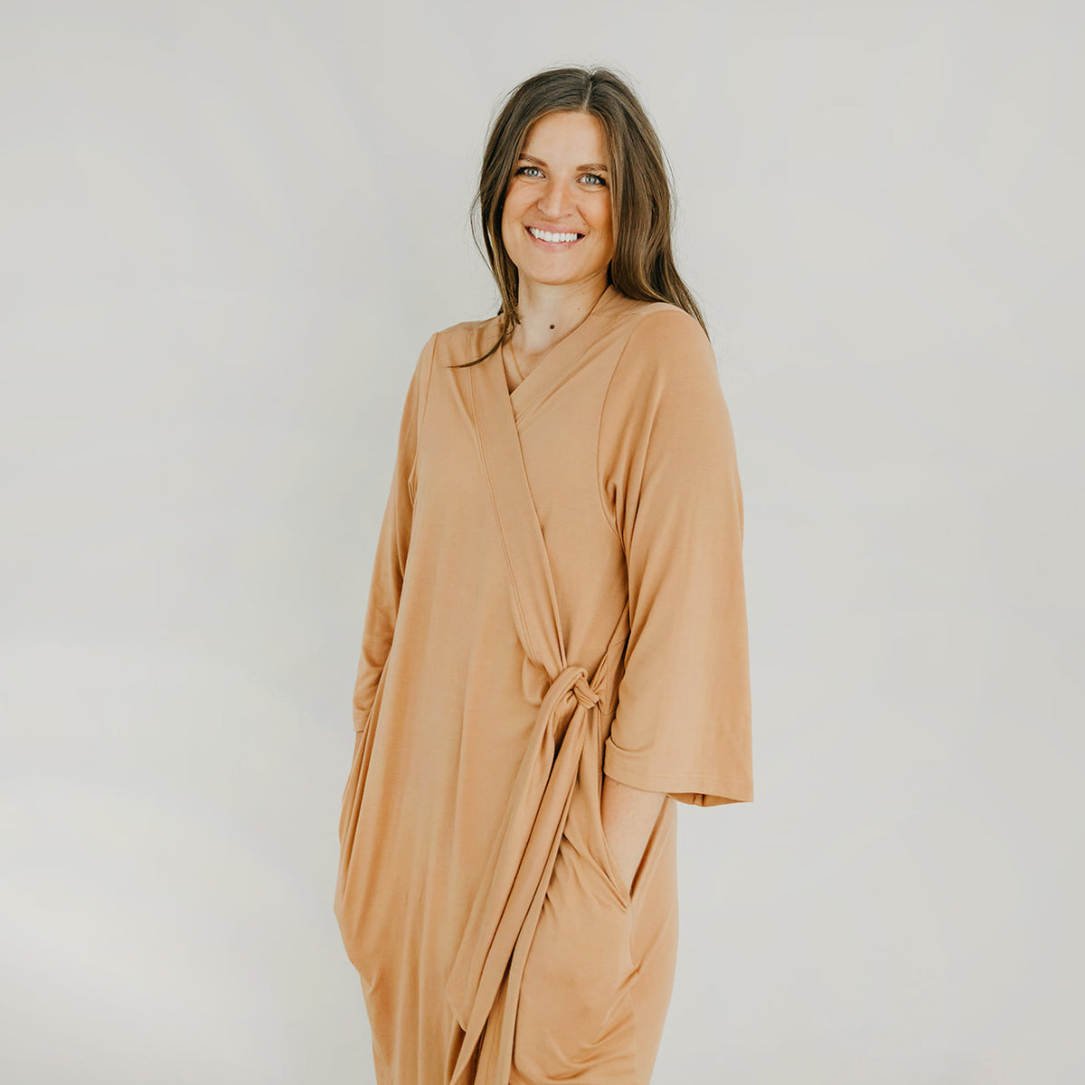 Women's Everyday Robe in Pecan by Copper Pearl