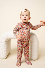 Penelope Zipper Footie by Lou Lou & Company