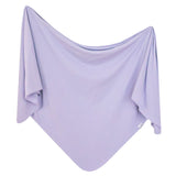 Rib Knit Swaddle Blanket - Periwinkle by Copper Pearl