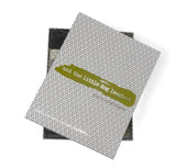 grey and cream hand crochet blanket by and the little dog laughed
