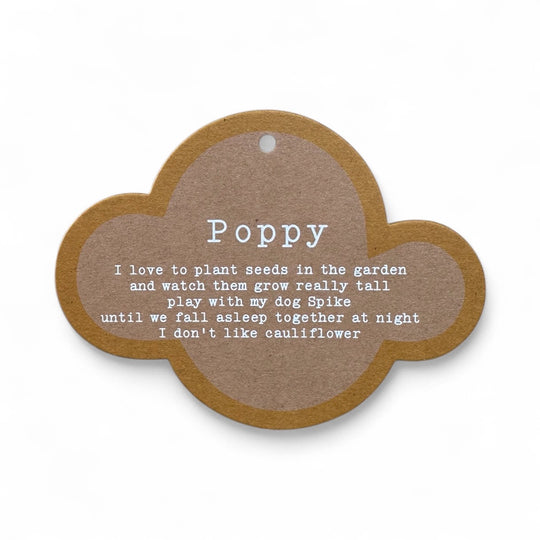 poppy duck | soft toy by and the little dog laughed