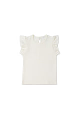 Pima Cotton Lila Top - Parchment by Jamie Kay