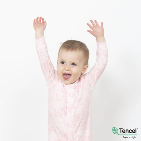 Modal Magnetic Footie - Pink Doeskin by magnetic me