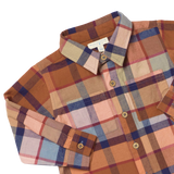 Boys Long Sleeve Jack Shirt- Hayride Plaid by Pink Chicken