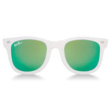 Polarized WeeFarers- White w/ Sea Green by WeeStyle co.