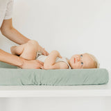 Premium Knit Diaper Changing Pad Cover- Briar by Copper Pearl
