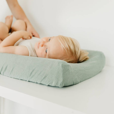 Premium Knit Diaper Changing Pad Cover- Briar by Copper Pearl