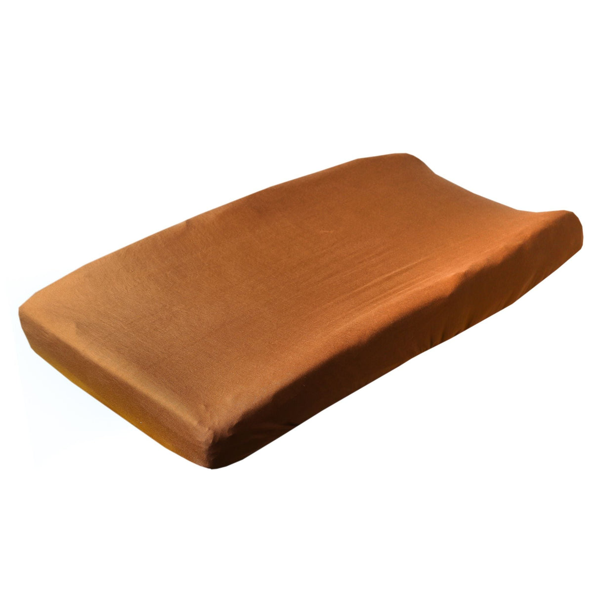 Premium Knit Diaper Changing Pad Cover- Camel by Copper Pearl