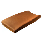 Premium Knit Diaper Changing Pad Cover- Camel by Copper Pearl