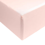 Fitted Crib Sheet in Blush by Copper Pearl